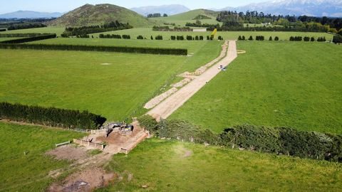 Subdivision roading earthworks in Oxford North Canterbury