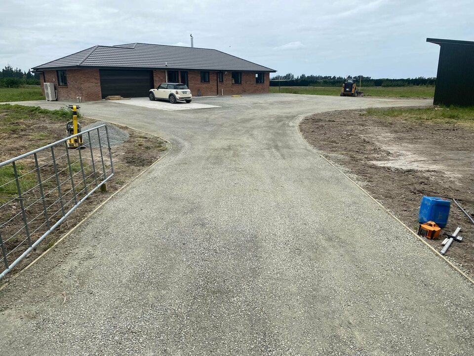 Compacted AP20 driveway in Sefton